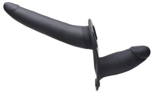 Load image into Gallery viewer, 28X Power Pegger Beginner Vibrating Double Dildo with Harness and Remote