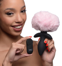 Load image into Gallery viewer, Remote Control Wagging Bunny Tail Anal Plug