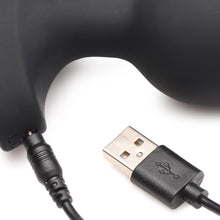 Load image into Gallery viewer, 28X Laser Heart Silicone Anal Plug with Remote – Large