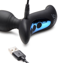 Load image into Gallery viewer, Shock-Beads 80X Vibrating & E-stim Silicone Anal Beads with Remote