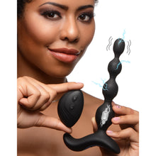 Load image into Gallery viewer, Shock-Beads 80X Vibrating & E-stim Silicone Anal Beads with Remote