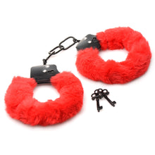 Load image into Gallery viewer, Cuffed In Fur Furry Handcuffs - Red