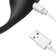 Load image into Gallery viewer, 10X Inflatable and Vibrating Prostate Plug with Cock and Ball Ring