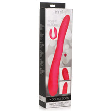 Load image into Gallery viewer, 7X Double Down Silicone Double Dildo with Remote