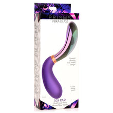 Load image into Gallery viewer, 10X Pari Dual Ended Wavy Silicone and Glass Vibrator