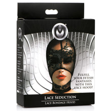 Load image into Gallery viewer, Lace Seduction Bondage Hood