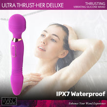 Load image into Gallery viewer, Ultra Thrust-Her Deluxe Thrusting and Vibrating Silicone Wand