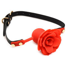 Load image into Gallery viewer, Blossom Silicone Breathable Rose Gag