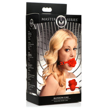 Load image into Gallery viewer, Blossom Silicone Breathable Rose Gag