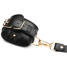 Load image into Gallery viewer, Black Bondage Thigh Harness with Bows - XL/2XL