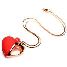Load image into Gallery viewer, 10X Vibrating Silicone Heart Necklace-5