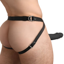 Load image into Gallery viewer, 2 Inch Erection 28X Realistic Vibrating Silicone Penis Sheath with Remote - Black-2