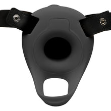 Load image into Gallery viewer, 2 Inch Erection 28X Realistic Vibrating Silicone Penis Sheath with Remote - Black-4