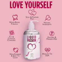 Load image into Gallery viewer, Liquid Passion Natural Lubricant - 16oz-5