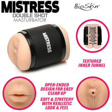 Load image into Gallery viewer, Double Shot Pussy and Ass Stroker - Light
