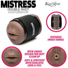 Load image into Gallery viewer, Double Shot Ass and Mouth Stroker - Dark