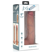 Load image into Gallery viewer, Jock Light Dual Density Silicone Dildo with Balls - 9 inch