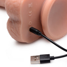 Load image into Gallery viewer, Vibrating & Thrusting Remote Control Silicone Dildo - 9 Inch