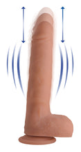 Load image into Gallery viewer, Vibrating & Thrusting Remote Control Silicone Dildo - 9 Inch