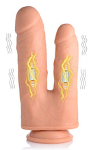 Load image into Gallery viewer, Vibrating and Rotating Remote Control Silicone Double Dildo