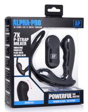 Load image into Gallery viewer, 7X P-Strap Milking and Vibrating Prostate Stimulator with Cock and Ball Harness