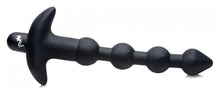 Load image into Gallery viewer, Remote Control Vibrating Silicone Anal Beads - Black