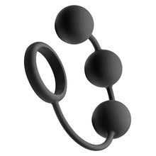 Load image into Gallery viewer, Tom of Finland Silicone Cock Ring with 3 Weighted Balls