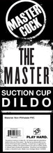 Load image into Gallery viewer, The Master Suction Cup Dildo - Black