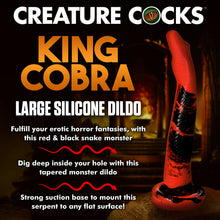 Load image into Gallery viewer, King Cobra Silicone Dildo - 14 Inch-1