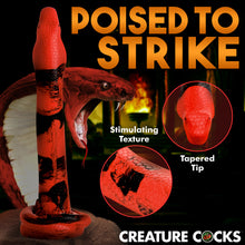 Load image into Gallery viewer, King Cobra Silicone Dildo - 14 Inch-4