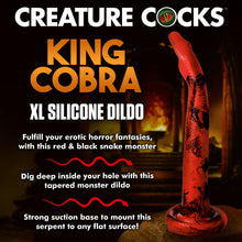 Load image into Gallery viewer, King Cobra Silicone Dildo - 18 Inch-1