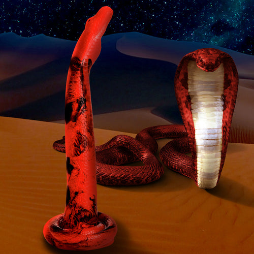 King Cobra Silicone Dildo - 18 Inch-0