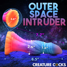 Load image into Gallery viewer, Galactic Cock Alien Creature Glow-in-the-Dark Silicone Dildo-3