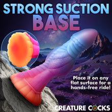 Load image into Gallery viewer, Galactic Cock Alien Creature Glow-in-the-Dark Silicone Dildo-7