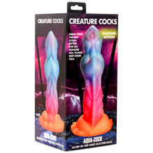 Load image into Gallery viewer, Aqua-Cock Glow-In-The-Dark Silicone Dildo-8