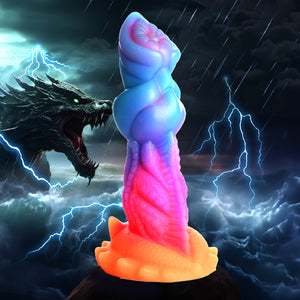 Aqua-Cock Glow-In-The-Dark Silicone Dildo-0