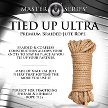 Load image into Gallery viewer, Premium Braided Jute Bondage Rope - 50 Feet-1