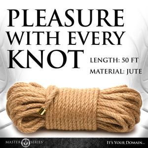 Premium Braided Jute Bondage Rope - 50 Feet-3