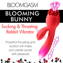 Load image into Gallery viewer, Blooming Bunny Sucking and Thrusting Silicone Rabbit Vibrator-1