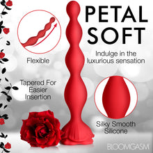 Load image into Gallery viewer, 9X Beaded Bloom Silicone Rose Vibrator-2