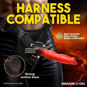 Ramming Hound Thrusting & Vibrating Silicone Dildo-1