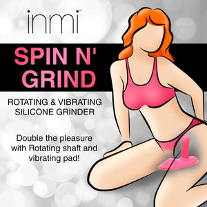 Spin n' Grind Rotating and Vibrating Silicone Sex Grinder-1