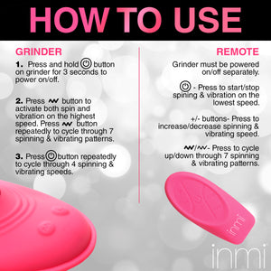 Spin n' Grind Rotating and Vibrating Silicone Sex Grinder-8