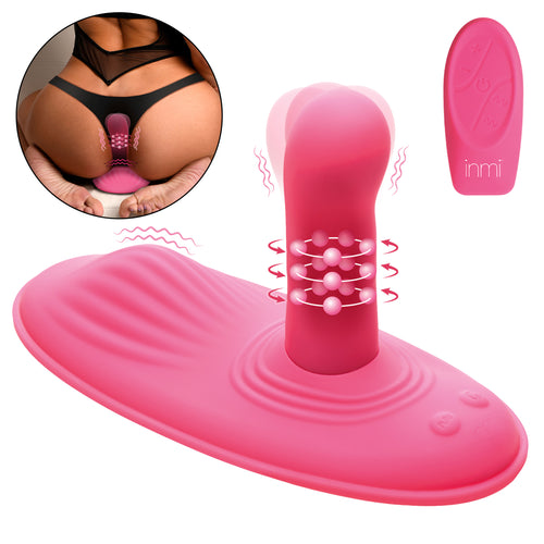 Spin n' Grind Rotating and Vibrating Silicone Sex Grinder-0