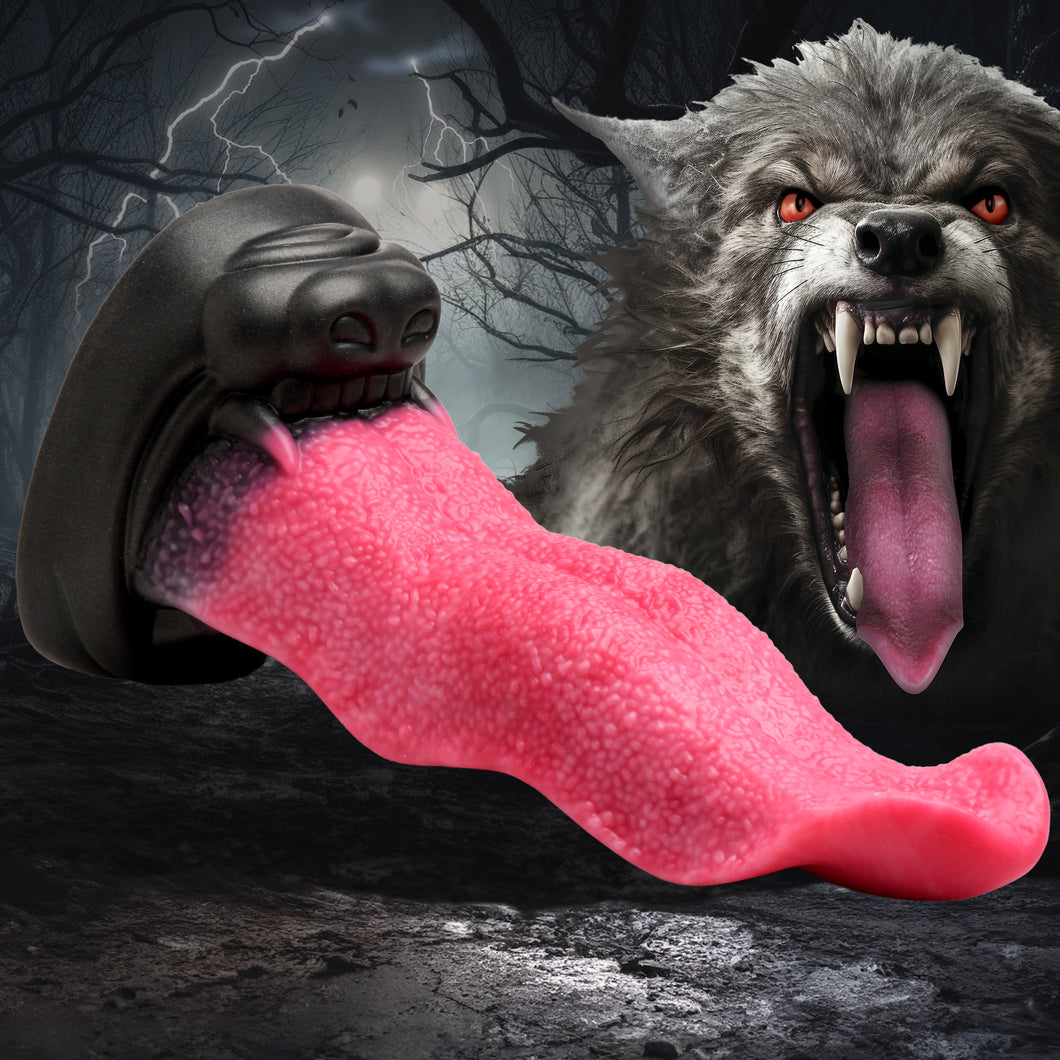 Wolf's Lick Silicone Dildo-0