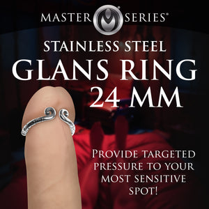 Kingpin Stainless Steel Glans Ring - 24MM-1