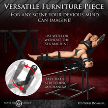 Load image into Gallery viewer, Leg Spreader Obedience Chair with Sex Machine-3