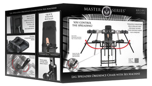 Leg Spreader Obedience Chair with Sex Machine-9