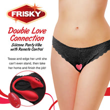 Load image into Gallery viewer, Double Love Connection Silicone Panty Vibe with Remote Control-1