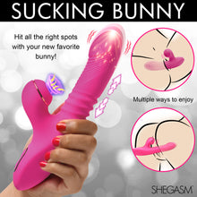 Load image into Gallery viewer, Pro-Thrust Thrusting Suction Silicone Rabbit Vibrator-1